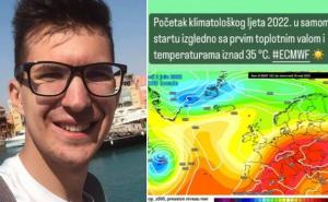 Nedim Sladić otkrio kada nas očekuje prvi toplotni val